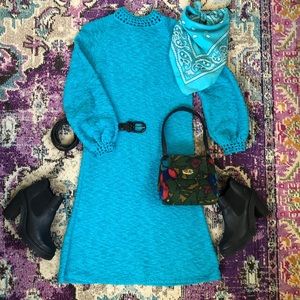 60’s Knit Sweater Dress